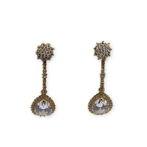 Pendientes Oro y Circonitas