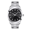Reloj Tissot Gentleman Para Hombre En Acero Con Esfera Negra
