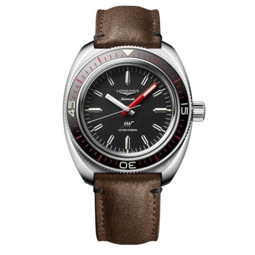 Reloj Longines Ultra-Chron Box Edition de piel L2.836.4.52.8 para hombre