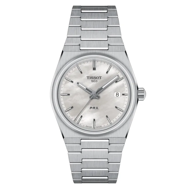 Reloj Tissot PRX 35mm Acero Esfera Blanca