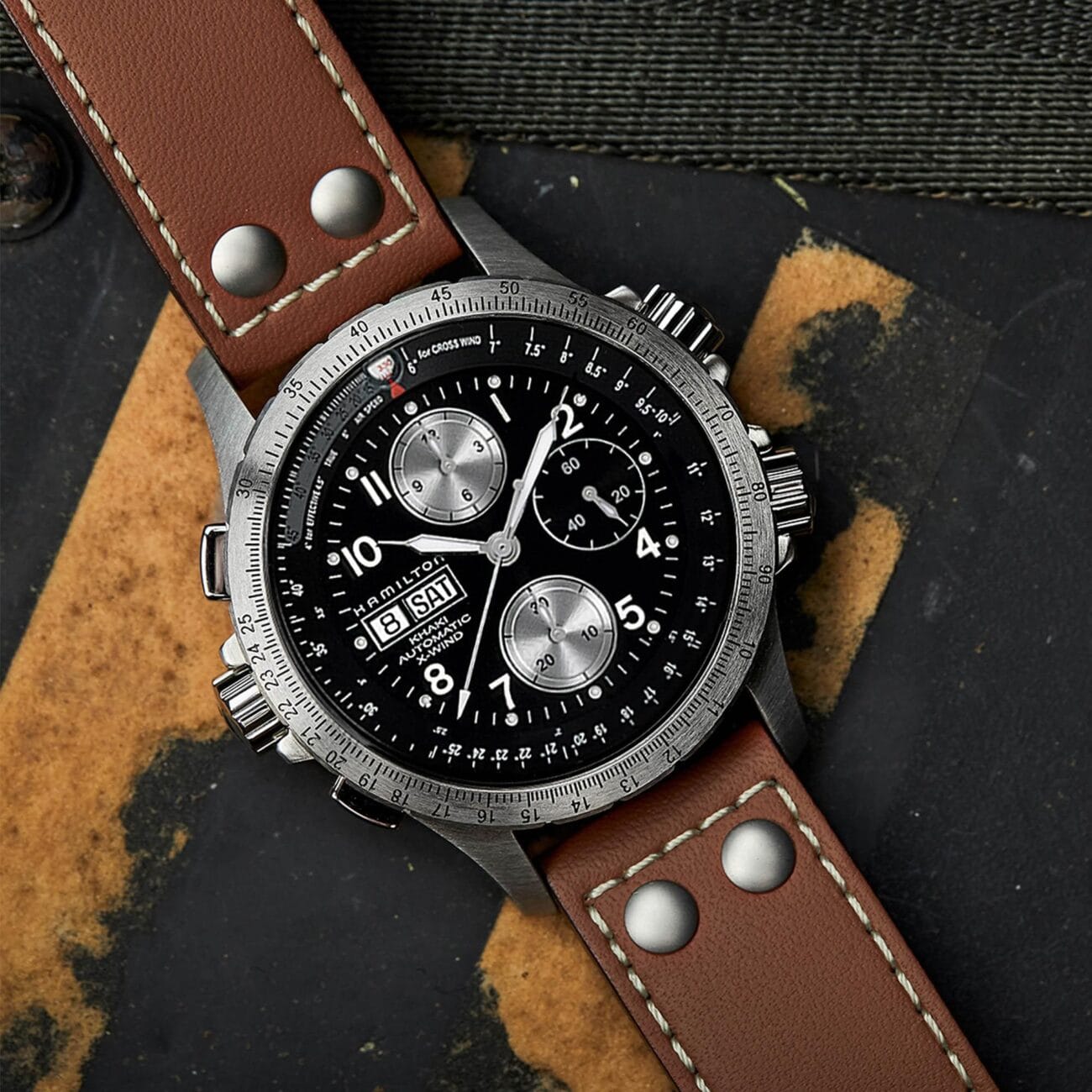 Khaki Aviation X-Wind Auto Chrono - Imagen 6