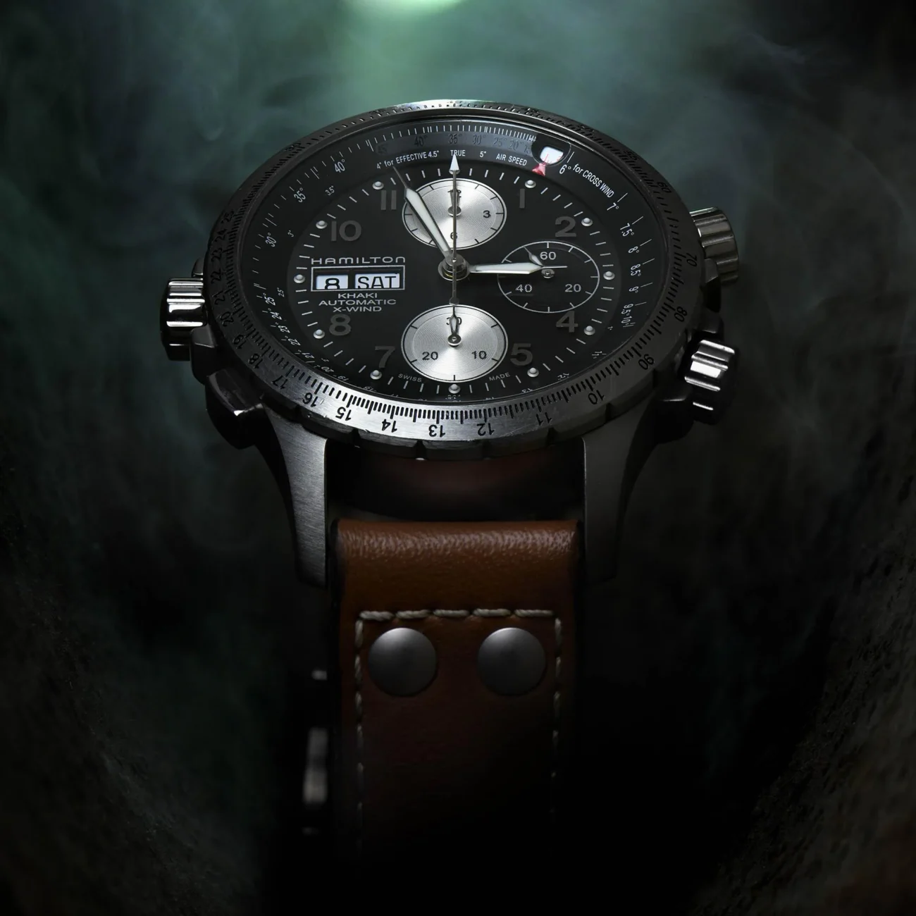 Khaki Aviation X-Wind Auto Chrono - Imagen 10