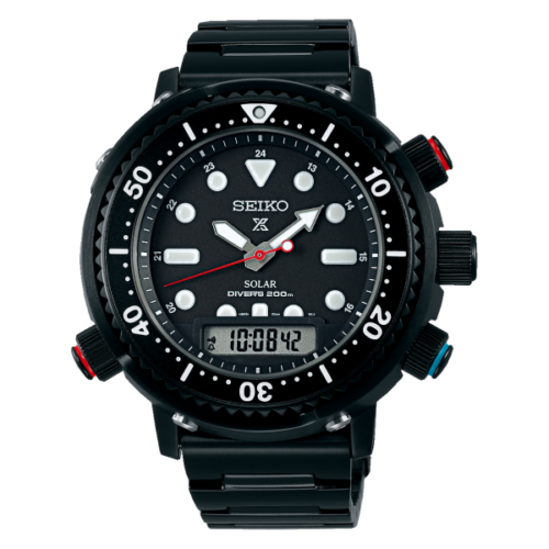 Prospex Diver's Solar Ana-Digi negro SNJ037P1