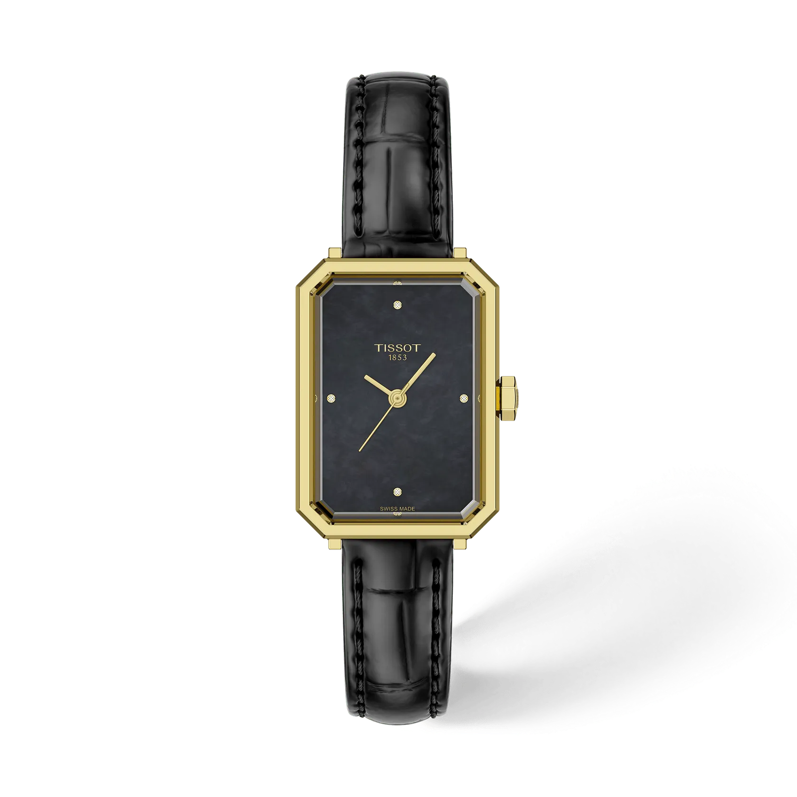 Tissot SRV 30mm · Esfera madreperla negro · Cuarzo — packshot oficial Tissot