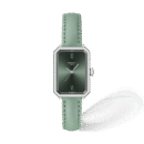 Tissot SRV 30mm · Esfera verde · correa piel de vacuno con relieve — packshot oficial Tissot