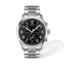 TISSOT Chrono L 42mm · Esfera negro · correa acero — packshot oficial Tissot