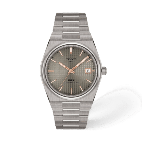 Tissot PRX Titanio 38mm — packshot oficial Tissot