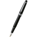 Montblanc Meisterstuck Fountain Pen - M145P - Black - Platinum Trim - Classique