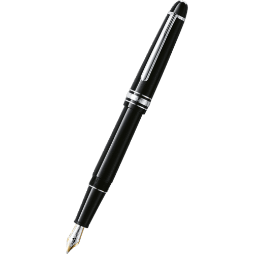 Montblanc Meisterstuck Fountain Pen - M145P - Black - Platinum Trim - Classique
