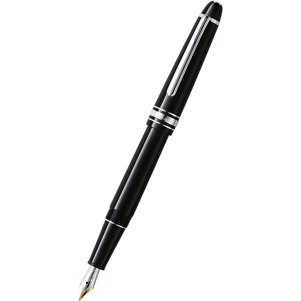 Montblanc Meisterstuck Fountain Pen - M145P - Black - Platinum Trim - Classique