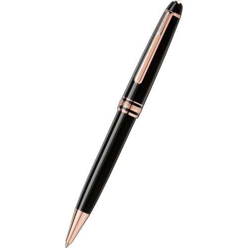 Montblanc Meisterstuck Ballpoint Pen - Black - Red Gold Trim - Classique