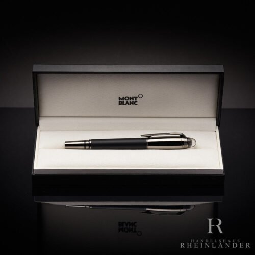 Rollerball fineliner Montblanc StarWalker Ultra Black Doué en resina negra mate con acabados rutenio