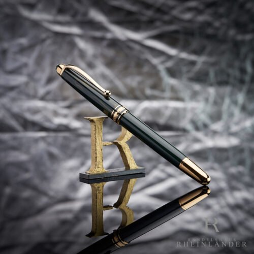 Rollerball Montblanc Meisterstück The Origin Collection Classique en resina verde con acabados vintage