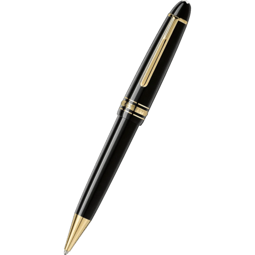 Montblanc Meisterstuck Ballpoint Pen - Black - Gold Trim - LeGrand