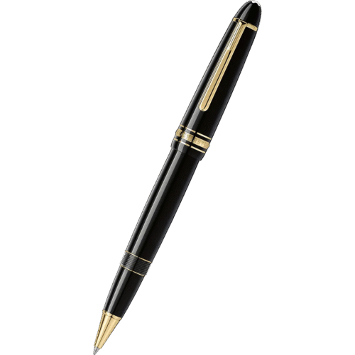 Montblanc Meisterstuck Rollerball Pen - Black - Gold Trim - Legrand