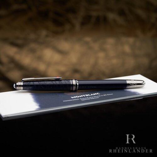 Rollerball Montblanc Meisterstück La Vuelta al Mundo en 80 Días Año 3 en resina preciosa