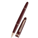 Montblanc 163 Meisterstuck Rollerball Pen - Burgundy Red - Classique (2025 Release)