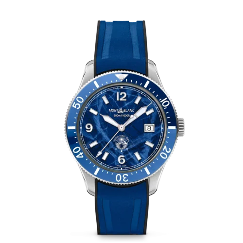 Montblanc Iced Sea Automatic Date · Correa caucho · Ref. 370