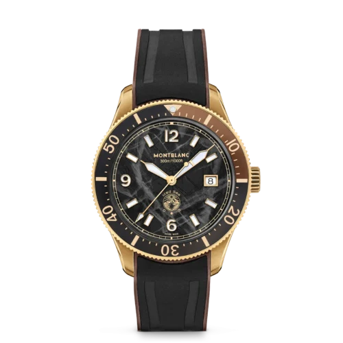 Montblanc Iced Sea Automatic Date · Correa caucho · Ref. 300