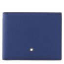 Sartorial Cartera 6 tarjetas Azul Montblanc piel
