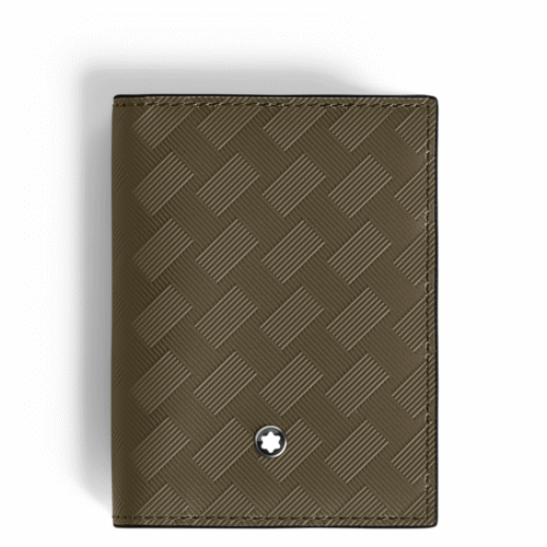 Extreme 3.0 Tarjetero 4 tarjetas Kaki Montblanc piel