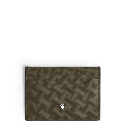 Extreme 3.0 Tarjetero 5 tarjetas Kaki Montblanc piel