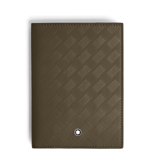 Extreme 3.0 Funda de Pasaporte Kaki Montblanc piel