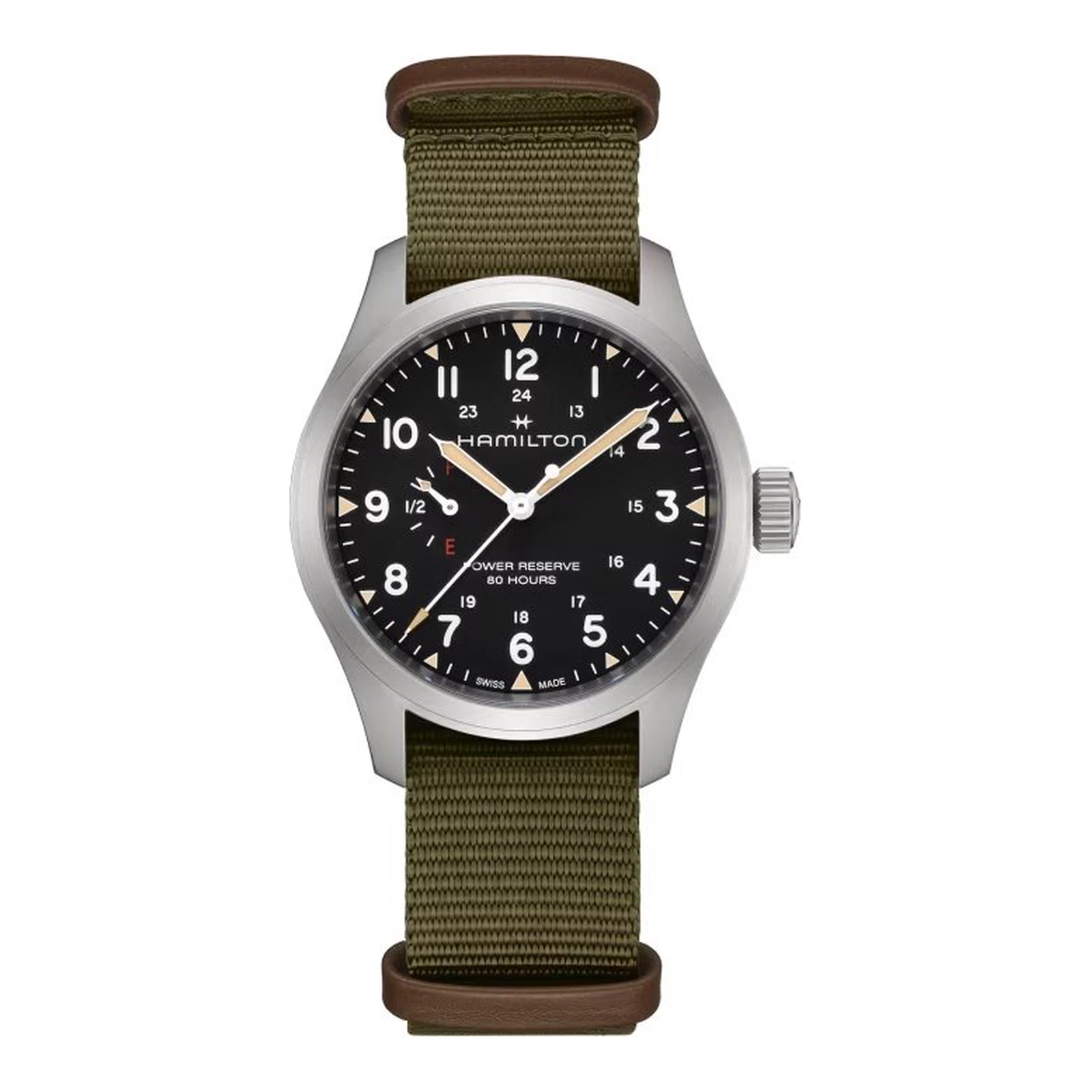 Khaki Field Mechanical Power Reserve 40 mm