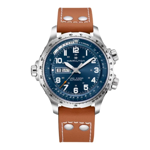 Khaki Aviation X-Wind Day Date Auto Automático 45 mm