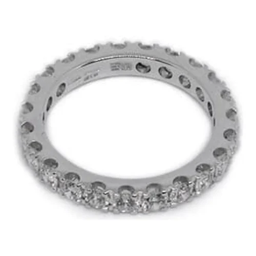 Alianza de Oro Blanco y Diamantes
