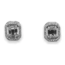 Pendientes Oro Blanco y Diamantes