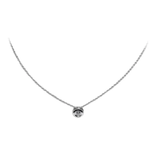 Gargantilla Oro Blanco y Diamante