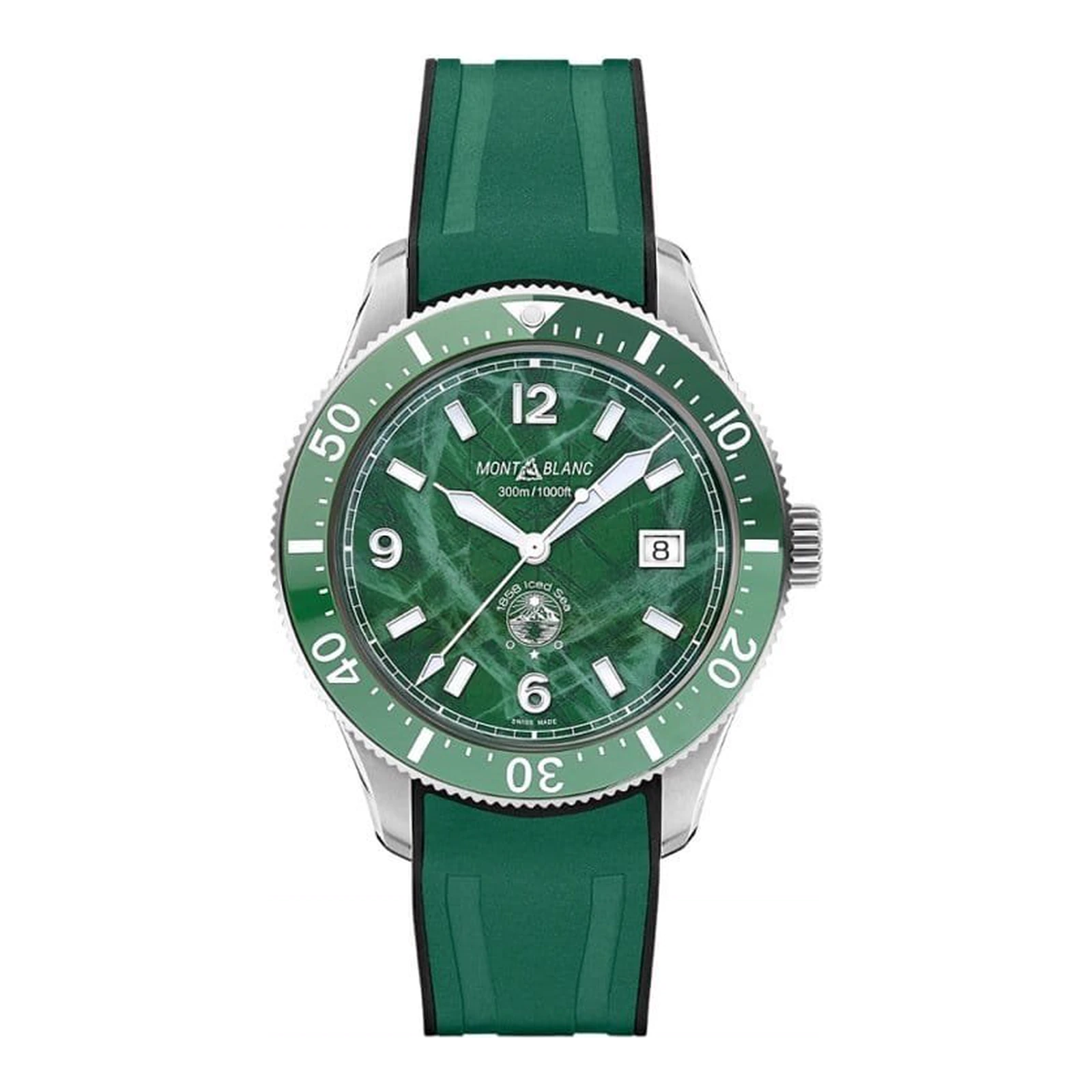 Reloj Montblanc 1858 Iced Sea Automatic Date en verde