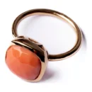 Sortija Oro 18kt Coral