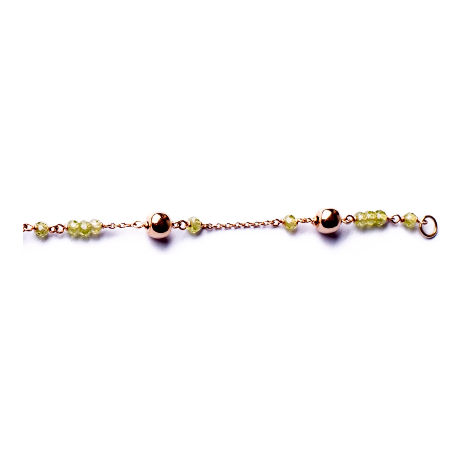 Pulsera Oro Rosa 18kt con Amatistas