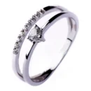 Anillo Oro 18kt con Circonitas · Ref. 1OB