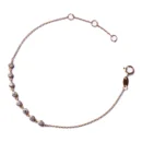 Pulsera Oro 18kt con 8 Circonitas