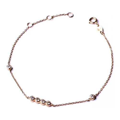 Pulsera Oro 18kt con Circonitas
