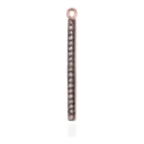Burato Gioielli Elemento modular único en oro rosa de 18kt para arete tipo aro