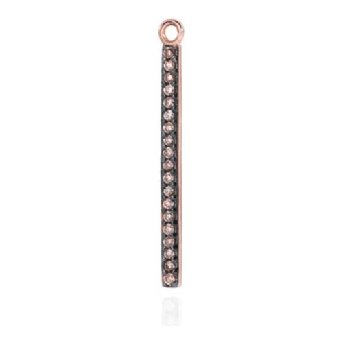 Burato Gioielli Elemento modular único en oro rosa de 18kt para arete tipo aro