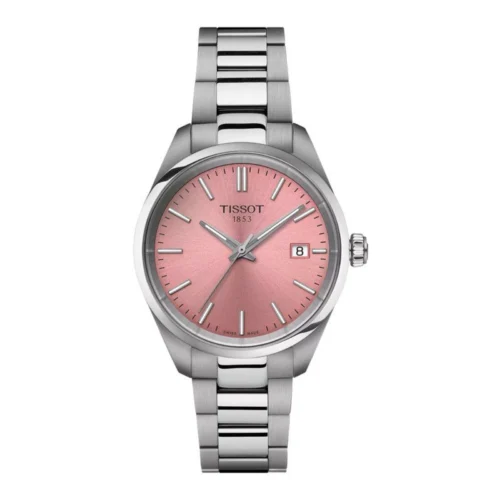 Tissot PR 100 34mm · Esfera rosa