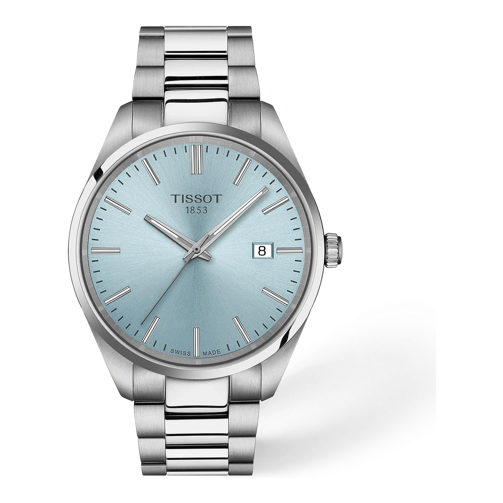 Tissot PR 100 40mm · Esfera azul hielo