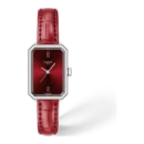 Tissot SRV 30mm · Esfera rojo · correa cuero