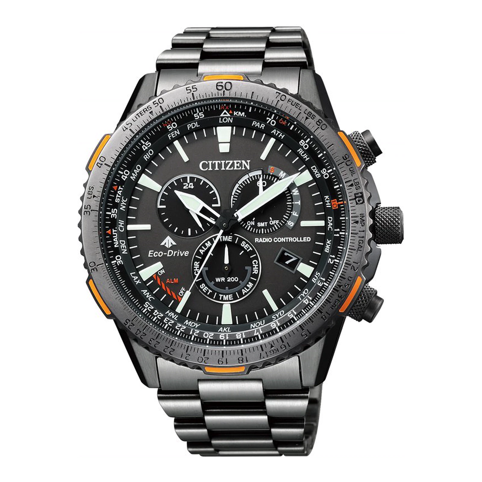 CITIZEN Radiocontrol Crono Pilot Acero · Ref. 51H