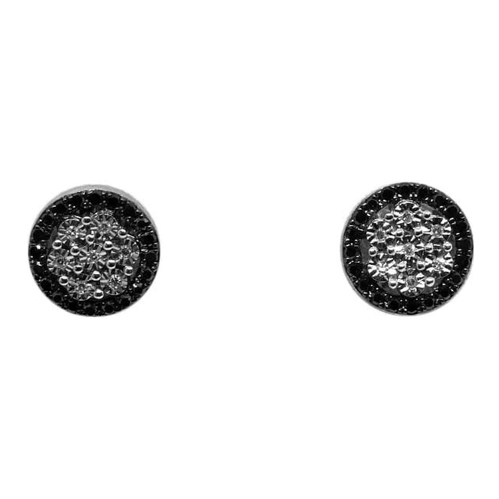 Pendiente Oro blanco y Diamantes · 0,24 ct