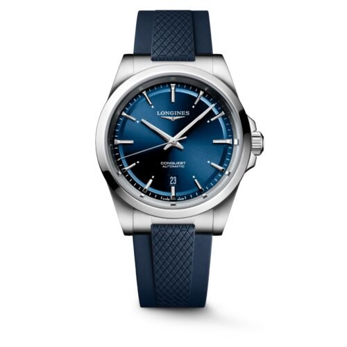 Longines Conquest Azul caucho 41mm L38304929