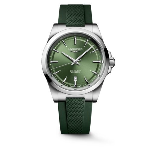 Longines Conquest Verde caucho 41mm L38304029