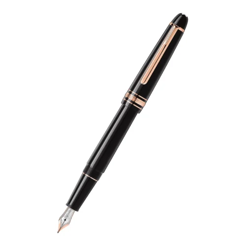 Pluma Estilográfica Montblanc Meisterstück Classique Oro Rojo