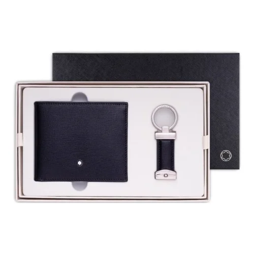 Meisterstück Set Regalo Cartera 6 tarjetas + Llavero Negro