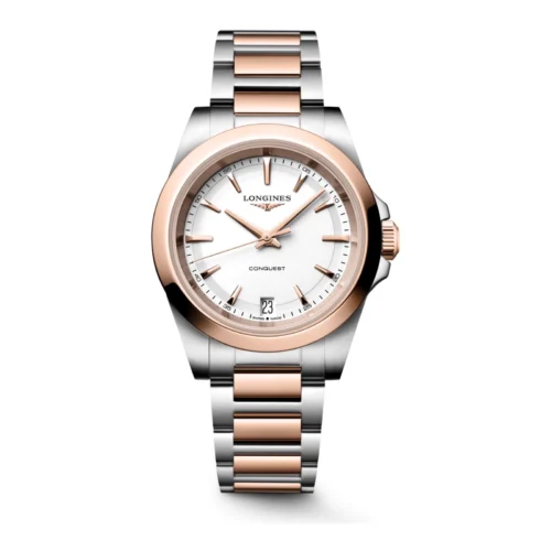 Longines Conquest acero y PVD Rojo 34 mm L34603187